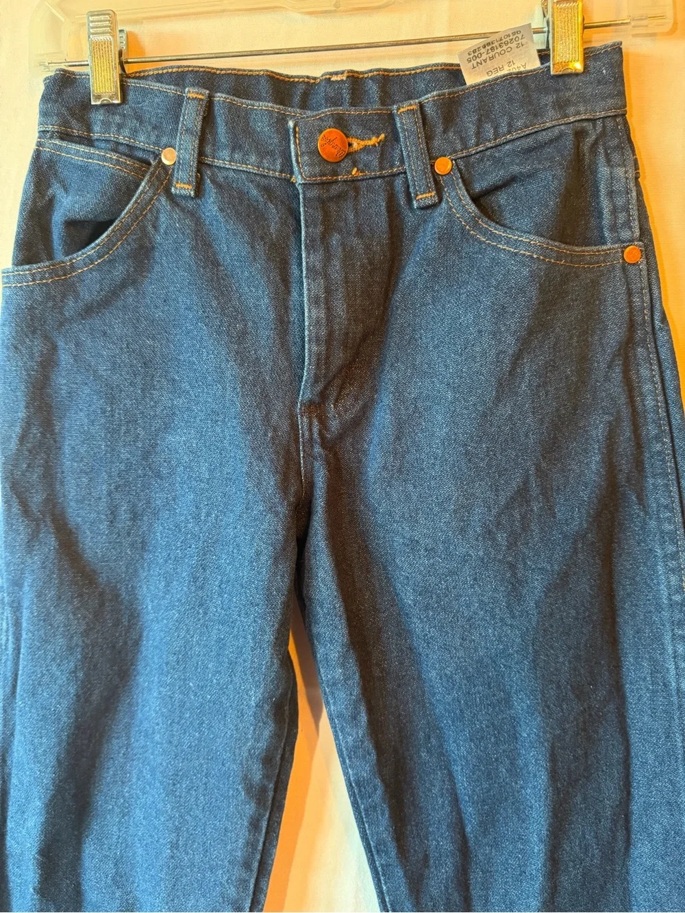 Wrangler Boys Dark Blue Slim Straight Cowboy Jeans